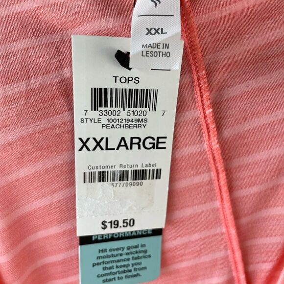 NWT Ideology V-Neck Athletic Shirt Size XXL - Picture 6 of 6